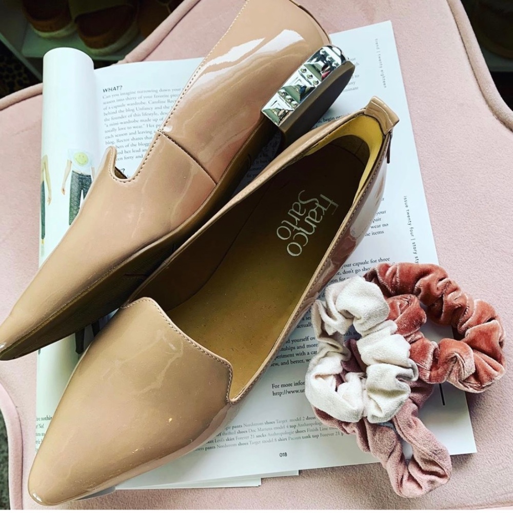 Franco Sarto Pink Flats